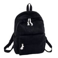 thumbnail image 1 of Fgnfyis School Backpack Student Versatile High School College Style Commute Kids Backpack Black, 1 of 9