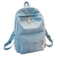 thumbnail image 1 of Fgnfyis School Backpack Student Versatile High School College Style Commute Kids Backpack Blue, 1 of 9