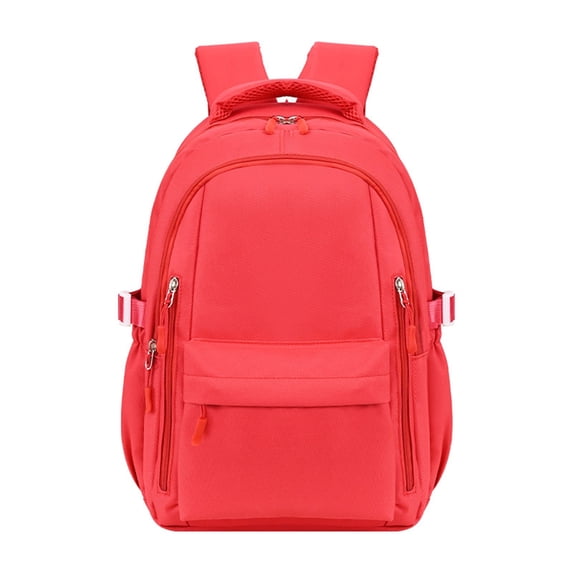 Fgnfyis School Backpack Unisex Lightweight Student Bookbag Comfortable Shoulder Straps Kids Backpack for Kids Red