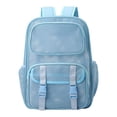 thumbnail image 1 of Fgnfyis School Backpack for Girls Breathable Mesh Gym Lightweight Comfortable Daily College Rucksack with Ventilated Padded Straps Kids Backpack Blue, 1 of 2