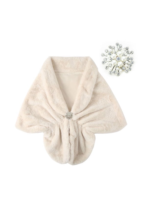 Shawl Women's Shawl Wedding Shawl for Brides and Winter Events Elegant Accessory to Enhance Any Outfit Beige L