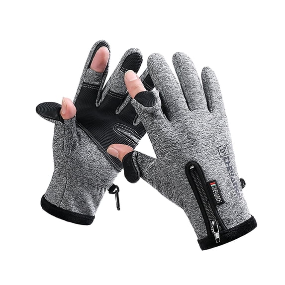 Fgnfyis Snow Gloves for Women All Season Outdoor Sports Touchscreen Skiing Hiking Windproof Thermal Insulated Cold Weather Performance Mittens Winter Gloves for Women Grey XXL