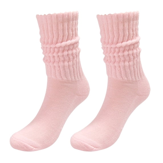 Fgnfyis Socks Solid Color Crew Socks Colorful Lightweight Athletic Socks Slouch Socks Socks for Women RD1