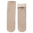 thumbnail image 1 of Fgnfyis Socks for Women Soft Velvet Slim Thermal Socks Winter Warm Snow Socks Features Socks for Women Beige_002, 1 of 4