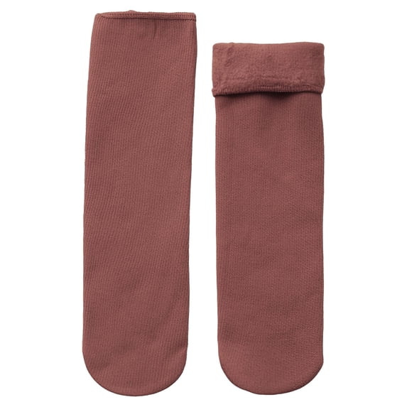 Fgnfyis Socks for Women Soft Velvet Slim Thermal Socks Winter Warm Snow Socks Features Socks for Women _002