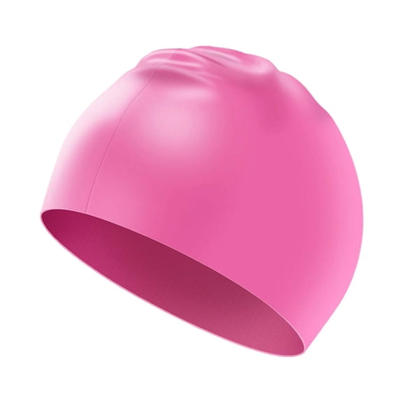 Fgnfyis Solid Color Sports Headbands and Swimming Caps for Hats for Men and Women Adult Unisex Pink