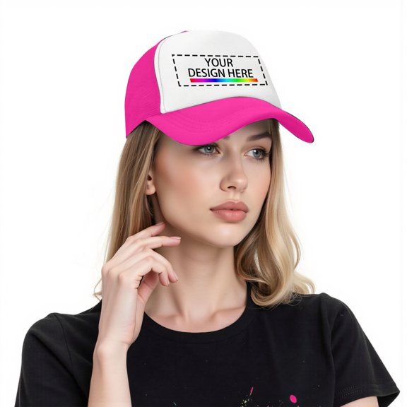 Fgnfyis Stylish Baseball Caps For Casual Wear Versatile Design With T Shirts All Season Comfort Detailed Sizing Hot Pink One Size