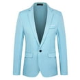 thumbnail image 1 of Fgnfyis Stylish Boys Long Sleeve Outerwear Coat for Spring and Autumn Seasons with Comfortable Suit Design Blue 16-17 Years, 1 of 1
