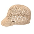 thumbnail image 1 of Fgnfyis Stylish Everyday Wear Sun Hat with Breathable Hollow Knit Design for All Seasons with Sunglasses Khaki One Size, 1 of 2