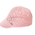 thumbnail image 1 of Fgnfyis Stylish Everyday Wear Sun Hat with Breathable Hollow Knit Design for All Seasons with Sunglasses Pink One Size, 1 of 2