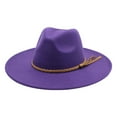 thumbnail image 1 of Fgnfyis Stylish Outdoor Leisure Sun Hat with Wide Brim Design for All Seasons Purple One Size, 1 of 3
