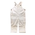 thumbnail image 1 of Fgnfyis Stylish Toddler Girls Overalls Casual Romper Jumpsuit Playwear Outfit with Adjustable Straps and Convenient Pockets White 18-24 Months, 1 of 6