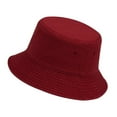 thumbnail image 1 of Fgnfyis Summer Outdoor Unisex Bucket Hat Wide Brim Foldable Lightweight Breathable Travel Sun Beach Cap One Size, 1 of 2
