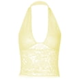 thumbnail image 1 of Fgnfyis Summer Tops for Women Stylish Sleeveless Tank with Neck Design for Summer Fall Womens Tops Yellow L, 1 of 4