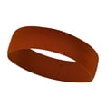 thumbnail image 1 of Fgnfyis Sweat Headband Unisex Solid Color Elastic Sport Headband Non Sweat Wrap Running Yoga Workout Sports Sweatbands Sports Headband Brown One Size, 1 of 2