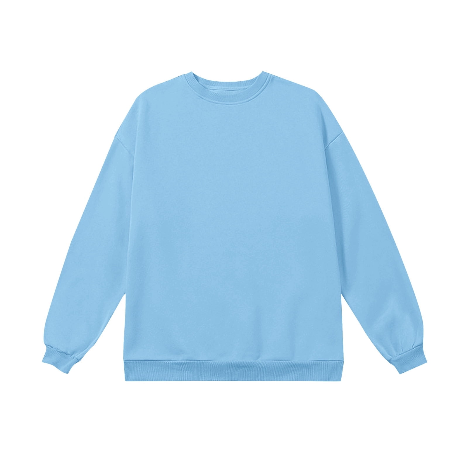 Mushroom Print Sweatshirt Casual Crew Neck Long Sleeve