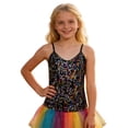 thumbnail image 1 of Fgnfyis Tank Tops for Girls Carnival Adjustable Elastic Band Sequined Top Exposes Navel for Children Shirts for Girls Multicolour 7-9 Years, 1 of 4