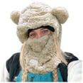 thumbnail image 1 of Fgnfyis Thermal Hooded Winter Face for Skiing Cold Weather Windproof Beige M, 1 of 7