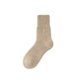 thumbnail image 1 of Fgnfyis Socks for Soft Velvet Slim Thermal Socks Winter Warm Snow Socks Men Mid-Calf Wool Mens Socks Khaki, 1 of 3