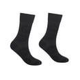 thumbnail image 1 of Fgnfyis Thermal Winter Socks for Women Lined Non Cozy Socks Mid Calf Boot Socks for Sleeping Indoor Outdoor Cold Weather Comfort Warm Fuzzy Socks Black One Size, 1 of 3