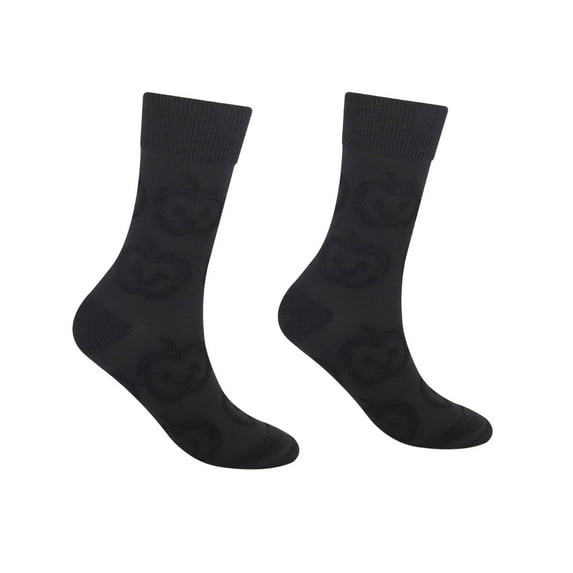 Fgnfyis Thermal Winter Socks for Women Lined Non Cozy Socks Mid Calf Boot Socks for Sleeping Indoor Outdoor Cold Weather Comfort Warm Fuzzy Socks Black One Size