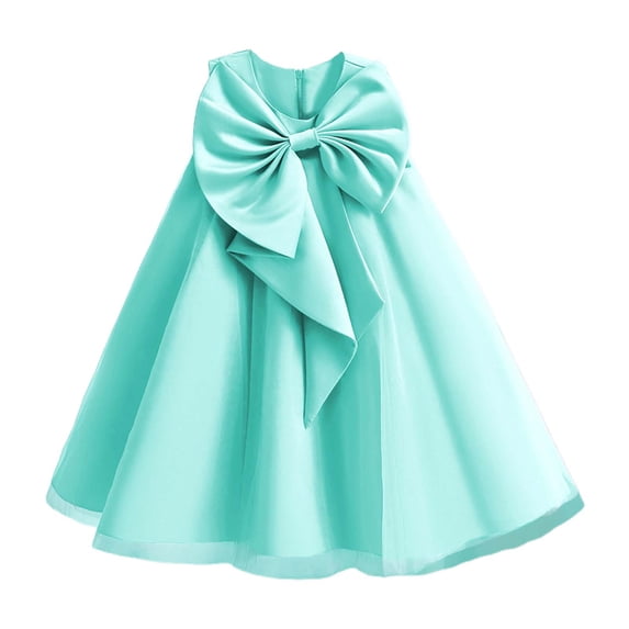 Fgnfyis Toddler Girl Dress Fashion Sleeveless Tutu Performance Piano Party Gown Kids Girls Summer Dress Mint Green 7-8 Years