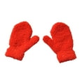 thumbnail image 1 of Fgnfyis Toddler Winter Gloves Children Cold Proof Knitted Soft Lined Thickened Mittens Red, 1 of 9