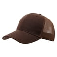 thumbnail image 1 of Fgnfyis Trucker Hats Women Ponytail Baseball Cap High Messy Bun Ponycap with Quick Drying Mesh for Daily Wear Coffee, 1 of 3