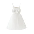 thumbnail image 1 of Fgnfyis Tutu Dress for Baby Girls Toddler Sleeveless Strap Party Gown Outfit for Toddlers and Children Party and Celebration Wear Beige 12-24 Months, 1 of 5