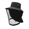 thumbnail image 1 of Fgnfyis UPF50+ Outdoor Mesh Sun Hat with Protective Netting for Fishing Wide Brim Adjustable Bucket Hat for All Seasons Black M, 1 of 2