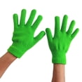 thumbnail image 1 of Fgnfyis Unisex Knitted Winter Gloves Warm Stretch Five Finger Design for Cold Weather Handwear Comfortable and Functional for Daily Use Green, 1 of 4