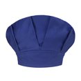 thumbnail image 1 of Fgnfyis Unisex Solid Color Chef Hat Oil Proof Kitchen Catering Bouffant Cap Dark Blue One Size, 1 of 2