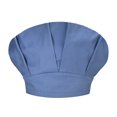 thumbnail image 1 of Fgnfyis Unisex Solid Color Chef Hat Oil Proof Kitchen Catering Bouffant Cap Light Blue One Size, 1 of 2