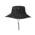 thumbnail image 1 of Fgnfyis Wide Brim Sun Hat for Outdoor Travel with UPF Lightweight Foldable Boonie Cap for Beach Black L, 1 of 3