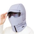 thumbnail image 1 of Fgnfyis Windproof Full Cover Outdoor Riding Hat with Glasses Winter Windproof Winter Hats for Women Blue, 1 of 3