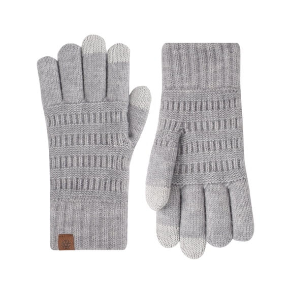 Fgnfyis Winter Gloves for Women Winter Thermal Knitted Touchscreen Lined Cold Weather Hand Warmers Windproof Outdoor Cycling Driving Comfort Stretch Mittens GY2