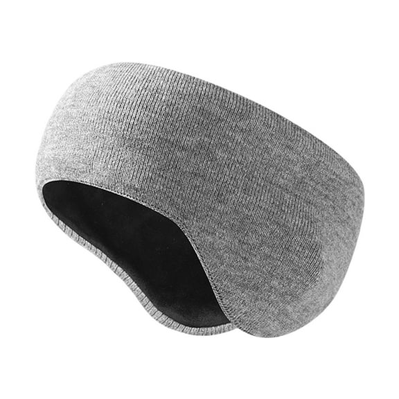 Fgnfyis Winter Hats for Men and Women Warm Outdoor Soundproof Sleep Earmuff Headband for Noise Cancelling Ear Protection Grey