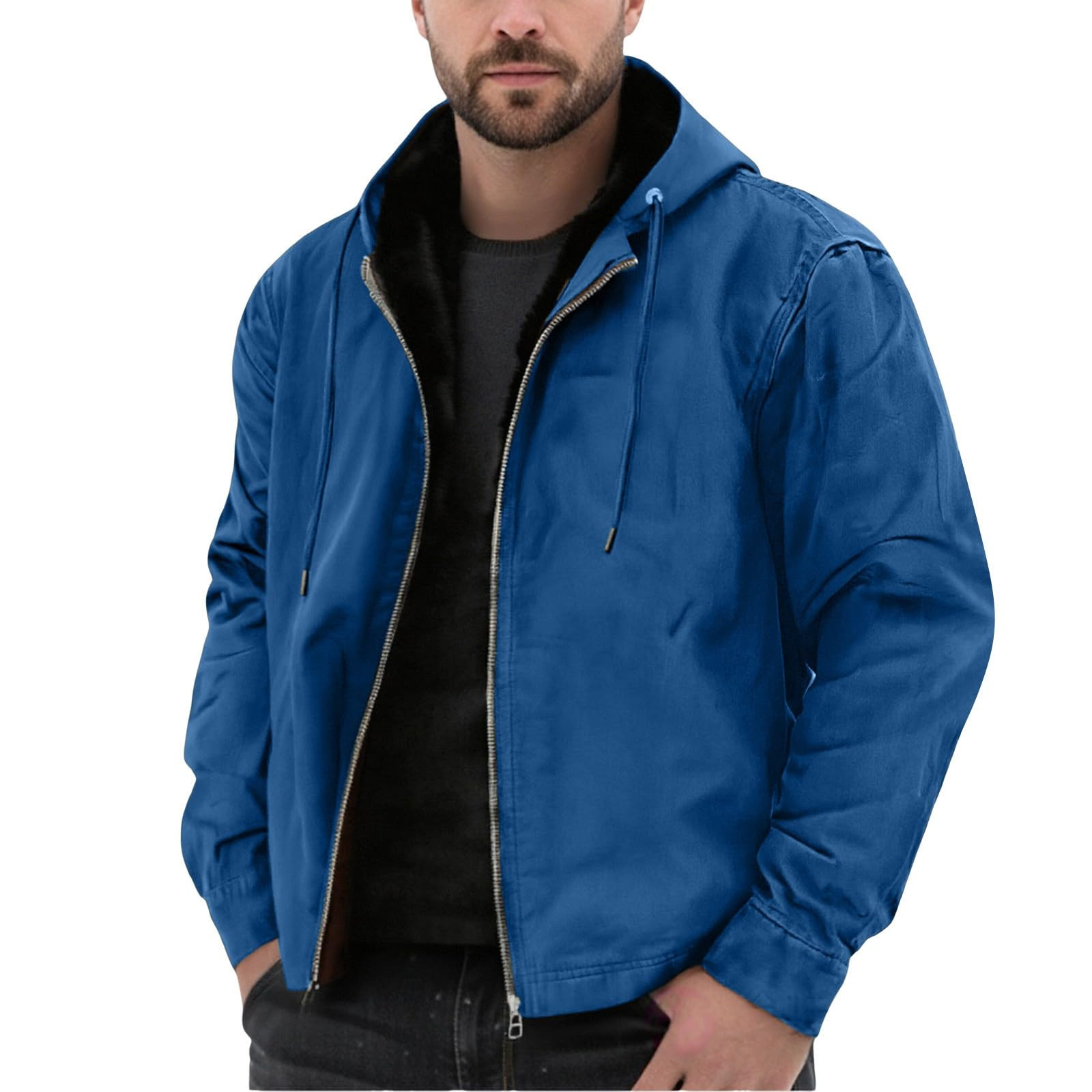 Demian Men's Winter Jacket With Hood For Maximum Cold Weather Warmth And Wind Protection