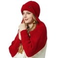 thumbnail image 1 of Fgnfyis Winter Knitted Hat and Scarf Set for Men Women Outdoor Thermal Warm Accessories Red M, 1 of 4