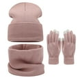 thumbnail image 1 of Fgnfyis Winter Outdoor Warm Hat Set with Scarf and Gloves for Extreme Cold Weather Light Pink One Size, 1 of 6