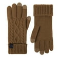 thumbnail image 1 of Fgnfyis Winter Solid Color Knitted Gloves for Men and Women with Warm Comfortable Unisex Design Brown One Size, 1 of 7