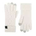 thumbnail image 1 of Fgnfyis Winter Solid Color Knitted Gloves for Men and Women with Warm Comfortable Unisex Design White One Size, 1 of 7