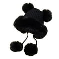 thumbnail image 1 of Fgnfyis Winter Women Lined Knit Hat Thermal Ear Cold Weather Outdoor Black One Size, 1 of 7