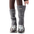 thumbnail image 1 of Fgnfyis Winter Women's Warm Socks Cozy Leg Warmers Comfortable for Cold Weather Thick Socks Knee High Socks for Women Soft Knit Light Gray One Size, 1 of 9