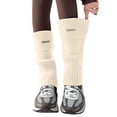 thumbnail image 1 of Fgnfyis Winter Women's Warm Socks Cozy Leg Warmers Comfortable for Cold Weather Thick Socks Knee High Socks for Women Soft Knit Beige One Size, 1 of 9