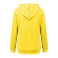 thumbnail image 1 of Fgnfyis Women Cat Print Pullover Hoodie Sweatshirt with Design Casual Long Sleeve Top for Style Yellow XXL, 1 of 4