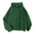thumbnail image 1 of Fgnfyis Women Cute Pullover Hoodie Long Sleeve Sweatshirt Top for Teen Girls Army Green L, 1 of 4