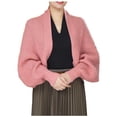 thumbnail image 1 of Fgnfyis Women Fashion Knitted Shawl Loose Long Sleeve Cardigan Functional Scarf Wrap Versatile and Temperament Outerwear PK2, 1 of 3