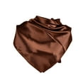 thumbnail image 1 of Fgnfyis Women Fashion Satin Square Head Scarf Lightweight Neckwear Bandana Neckerchief Hair Accessory Coffee One Size, 1 of 9