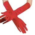 thumbnail image 1 of Fgnfyis Women Long Satin Opera Gloves for Prom Wedding Bridal Evening Party Performance Events and Elegant Occasions Red, 1 of 2